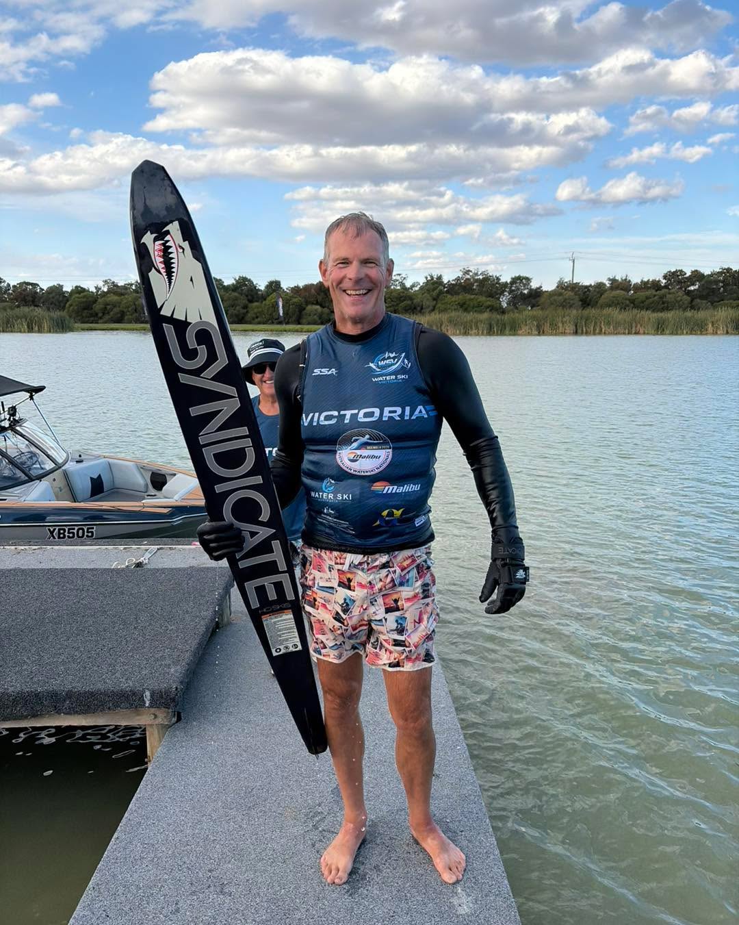 Congratulations Peter Tomanovits O55 men’s Australian National Slalom champion 
 #slalom #championship #malibuboatsaustralia