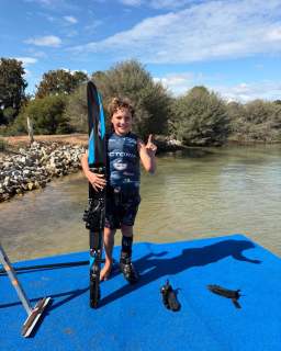 Congratulations Jack Davis our under 10 2026 slalom, trick and overall winner 
🥇 🥇 🥇 
 #winnerwinner
#malibuboatsaustralia 
#australiannationalchampion