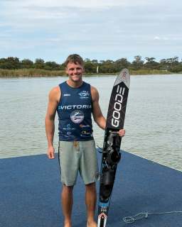 Congratulations Corey Saddington 2026 Open men’s Australian slalom champion  #championship #slalom #malibuboatsaustralia #goodeskis